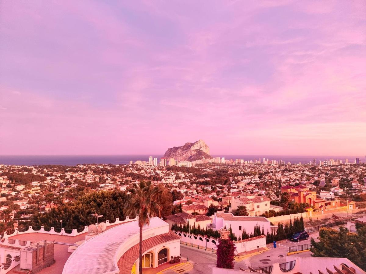 Apartament The View: Sea, Mountain, Terrace, Swimming Pool Calpe Zewnętrze zdjęcie